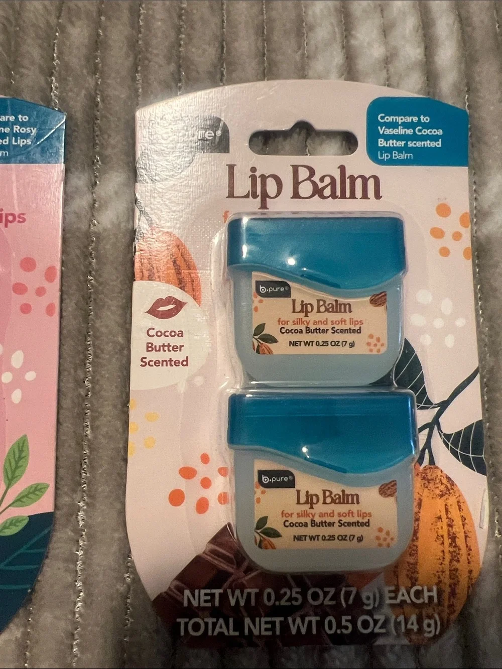 Lip Balm Duo Pack — Pink, Peach & Cream Shades